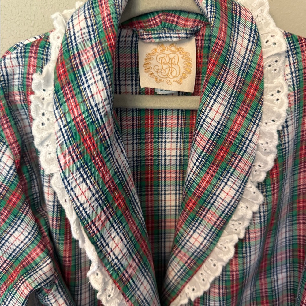 Plaid Children’s Robe - Picture 2 of 3
